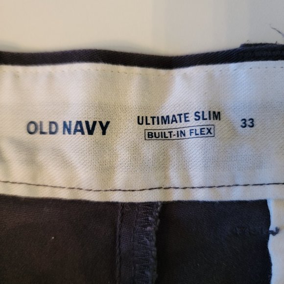 Old Navy Shorts Men's Navy Blue Ultimate Slim Size 33 - Picture 3 of 4